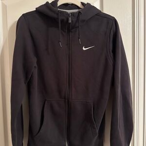 Nike black zip up hoodie